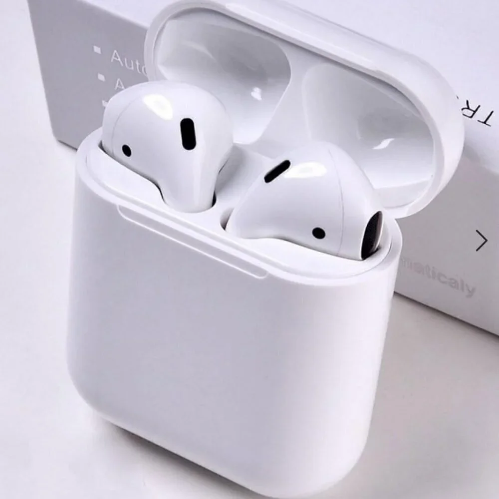 TWS True Wireless Stereo i12 Earbuds, White, Auto Pairing, Auto Power On -SEALED